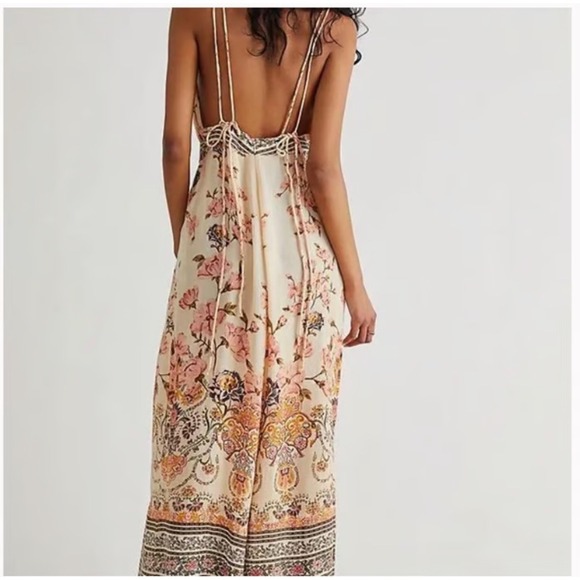 Free People Sundown Wide Leg Boho Jumpsuit - Picture 3 of 9